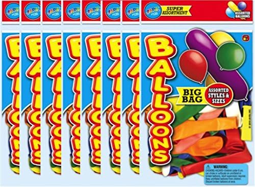 Ja-Ru Balloons Big Bag Party Favor Bundle Pack