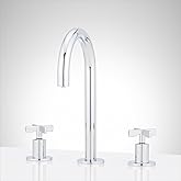 Signature Hardware 953797 Vassor 1.2 GPM Widespread Bathroom Faucet with Pop-Up Drain Assembly - Chrome
