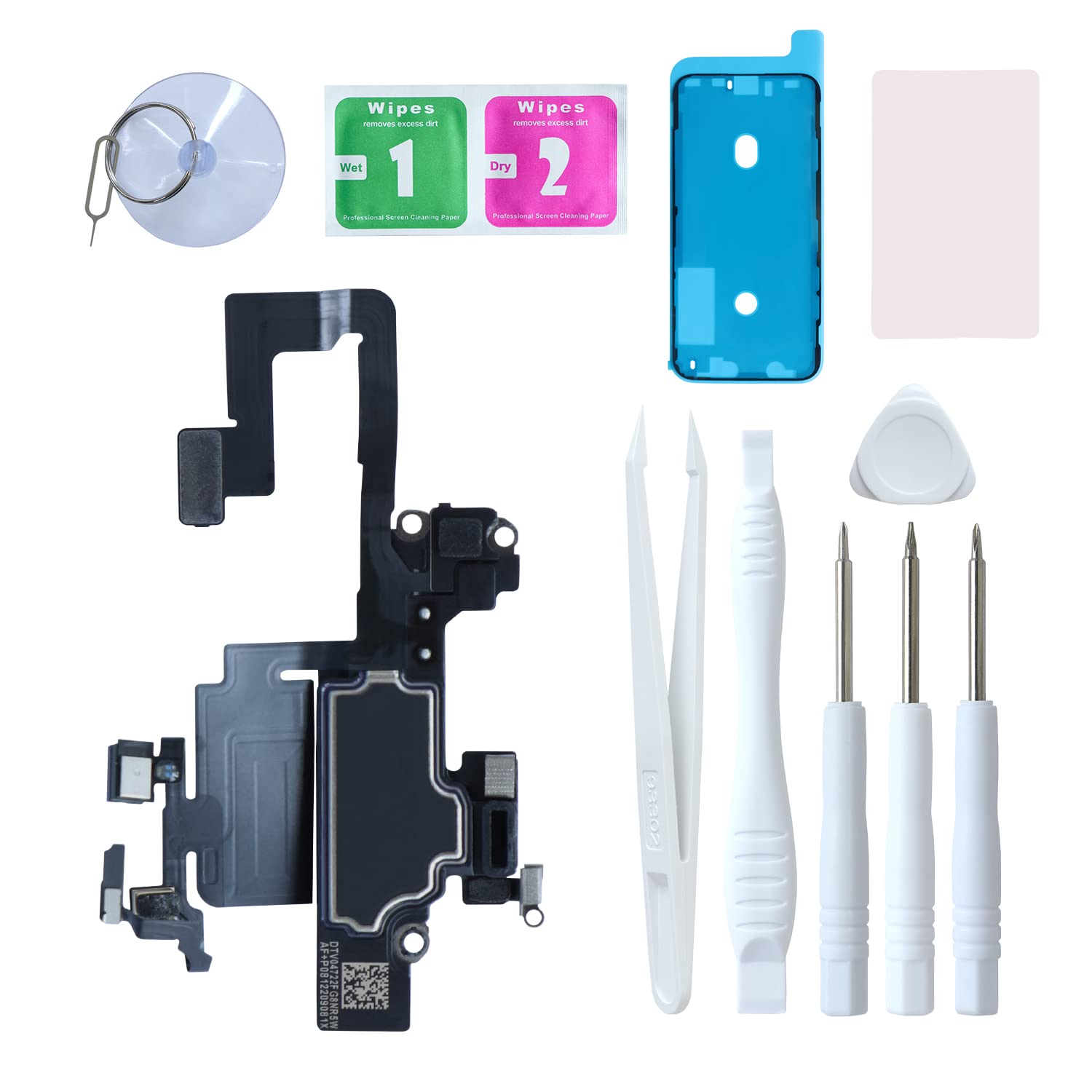 Photo 1 of LOZOP for iPhone 12 Mini Earpiece Speaker Replacement & Earspeaker Ear Piece Proximity Light Sensor Flex Cable with Repair Tools Compatible with iPhone 12 Mini 5.4 Inch