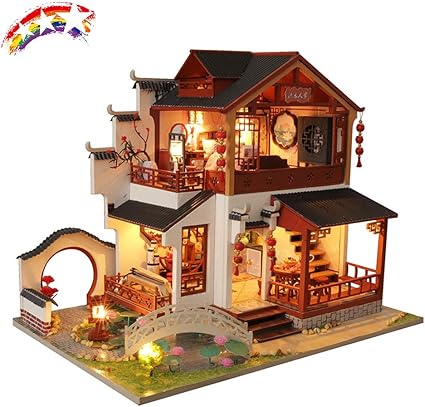 assembled doll house