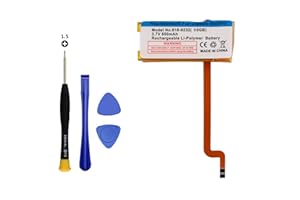 Vvuilsty 616-0232 Battery for iPod Classic 6th 6.5 7th Gen 80GB 120GB 160GB A1136 Thin,Rechargeable 0 Cycle Battery Compatible with iPod Classic 6th 6.5 7th Gen 80GB 120GB 160GB with Repair Tool Kits