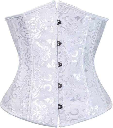underbust corset white