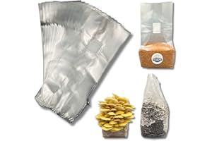Unicorn 14A Mushroom Substrate Bag | 0.5μm Micron Filter Patch | 25 pcs | Autoclavable & Pressure Cooker Safe | Most Durable 