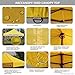 ABCCANOPY Replacement Canopy Top for Pop Up Canopy Tent (10x10, Yellow)
