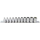 CTA Tools 1469 11 Pc. Flat-Cut E-Star Socket Set