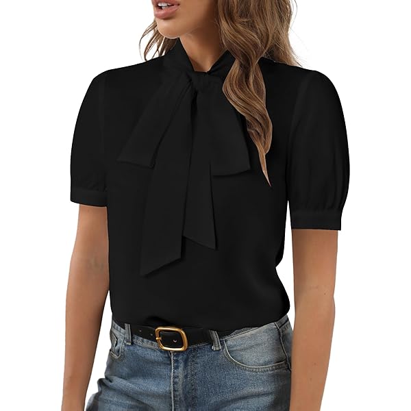 トップス BELPER DENIM BOWTIE BLOUSE (BLACK) DENIM BOWTIE BLOUSE - BELPER WOMENS & MENS｜Official Online Shop