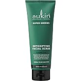 Sukin Super Greens Detoxifying Facial Scrub, 4.23 FL. Oz.