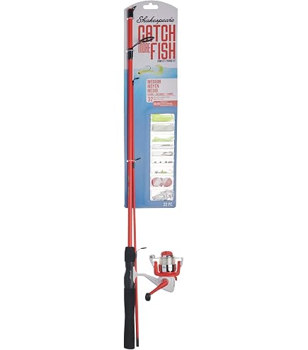 Amazon.com : Shakespeare Crusader Spinning Reel and Fishing Rod Combo, Red/Black/Cork : Sports & Outdoors Amazon.com : Shakespeare Crusader Spinning Reel and Fishing Rod Combo, Red/Black/Cork : Sports & Outdoors