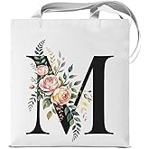 KSFFWQIN Aesthetic Canvas Tote Bag for Women Reusable Grocery Shoulder Bag for Travel Beach Shopping Work