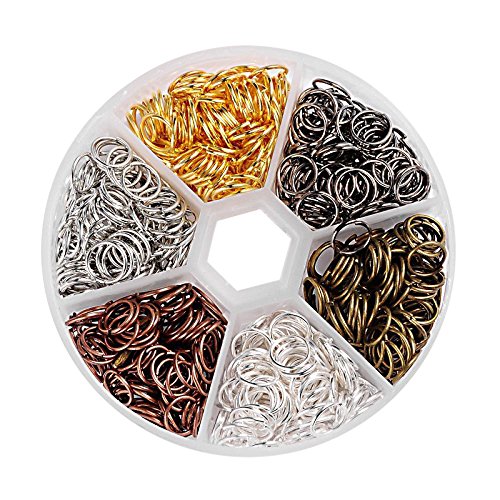 Pandahall 1 box assorted 6 colors close but unsoldered …