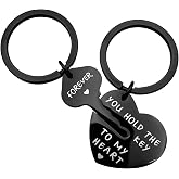 LEQIEC Couple Gifts Keychain My Person Love You Puzzle Piece Heart Keychain | His Crazy Her Weirdo Valentines Day Boyfriend Anniversary Funny Jewelry Him Her