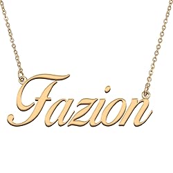 HUAN XUN Customized Custom Simple Any Name Necklace