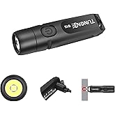 TUNENGE S15 Keychain Flashlight- Super Bright 650 High Lumens,USB C Rechargeable EDC Pocket Flashlight,Mini Flashlight with M