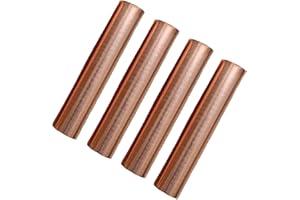 HWYEE 4PCS 99.98% Pure Copper Rod 3/4''(20mm) Dia 3.94'' Lengther copper Round, Rod Solid Copper Bar for Metal DIY Craft Metal Working Hobbies