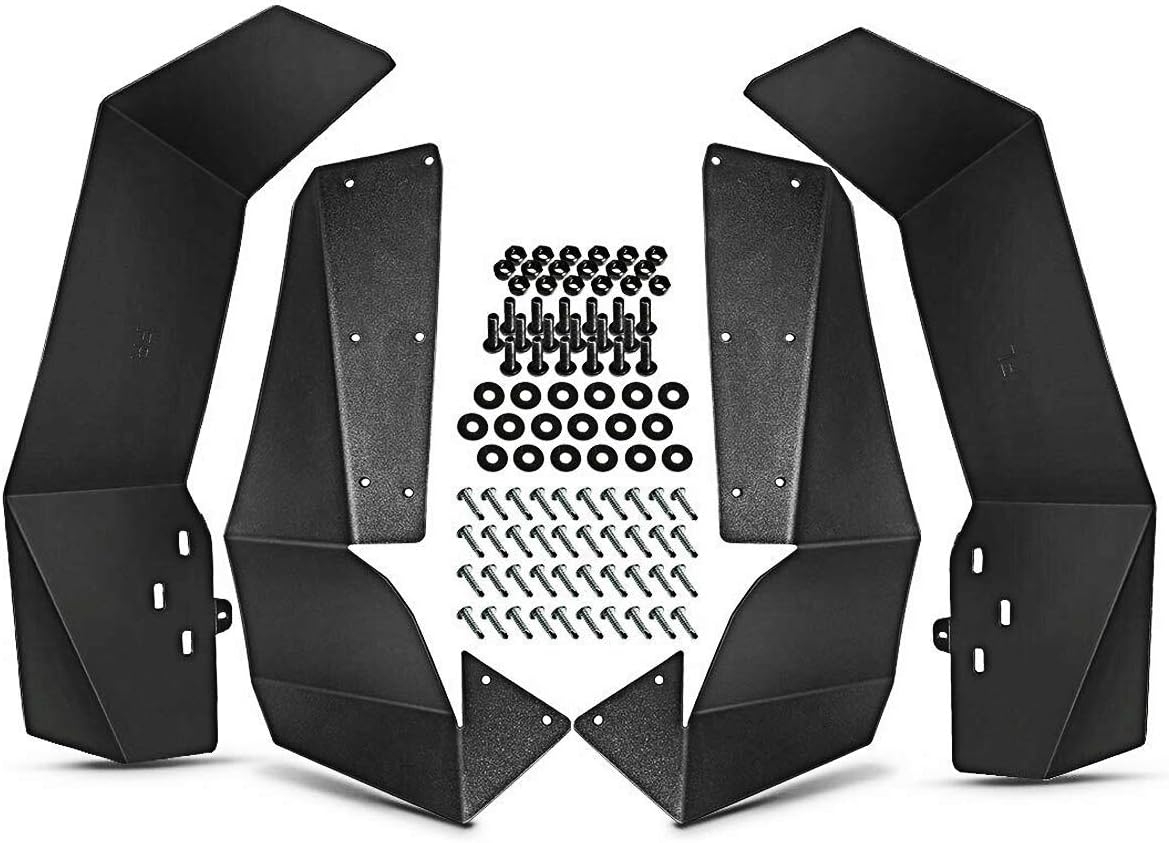APremium UTV Mud Flaps Fender Flares For Polaris RZRS 900 RZR4 900