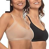 Felina Ladies' Side Smoothing Bra, 2-Pack