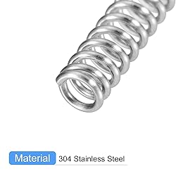 uxcell Compression Spring, 5Pcs 304 Stainless