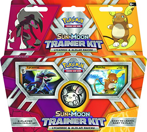 PokÃ©mon TCG: Sun & Moon Trainer Kit Lycanroc & Alolan Raichu Card Game