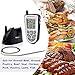 ThermoPro TP09B Wireless Meat Thermometer for Grilling Smoker Food Cooking BBQ Oven Safe Thermometer with Long Temp Probe, Digital Remote Instant Read Meat Thermometer, Battery Included, 300ft Range