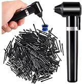 Ink Mixer Tattoo Pigment Mixer Machine with 100Pcs Mixing Sticks Eyebrow Color Makeup Tattoo Ink Pigment Black Electric Agitator Machine for Tattooing Supplies Tattoo Supply Tool