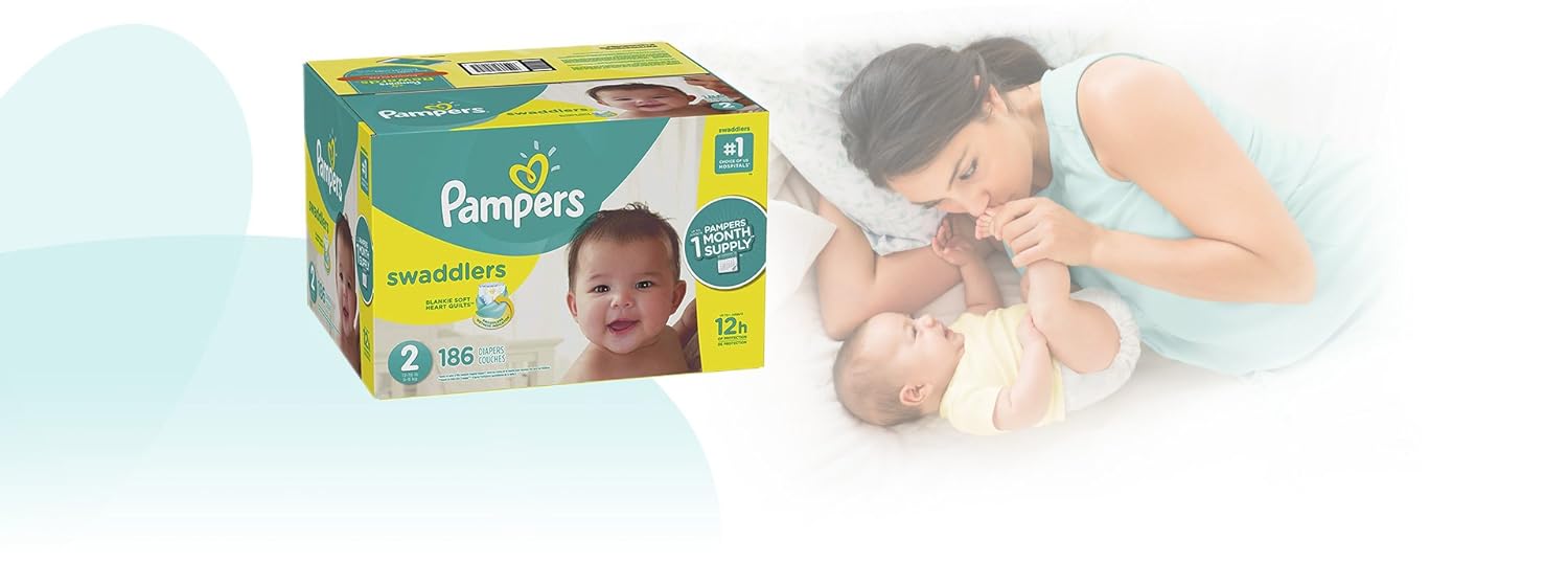 198 pampers swaddlers
