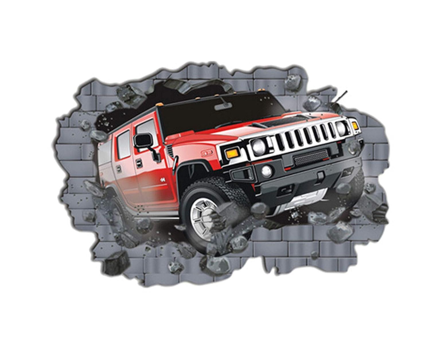 3D CarStyle Wall Stickers & Murals Wall Decals Wallpaper Removable