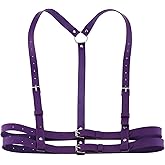 Yuschuh Women Girl Punk Leather Harness Belt Adjustable Goth Body Waist Belt Accessories Belt Waist Straps Belt