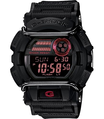 Amazon.com: Casio G-Shock Black Resin Digital 10 Year Battery