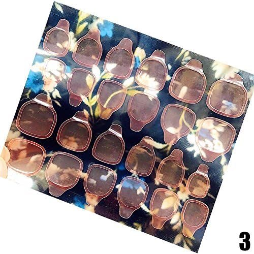 Gracefulvara Double Sided Adhesive Tape Glue Stickers for Nail Art Tips 3#