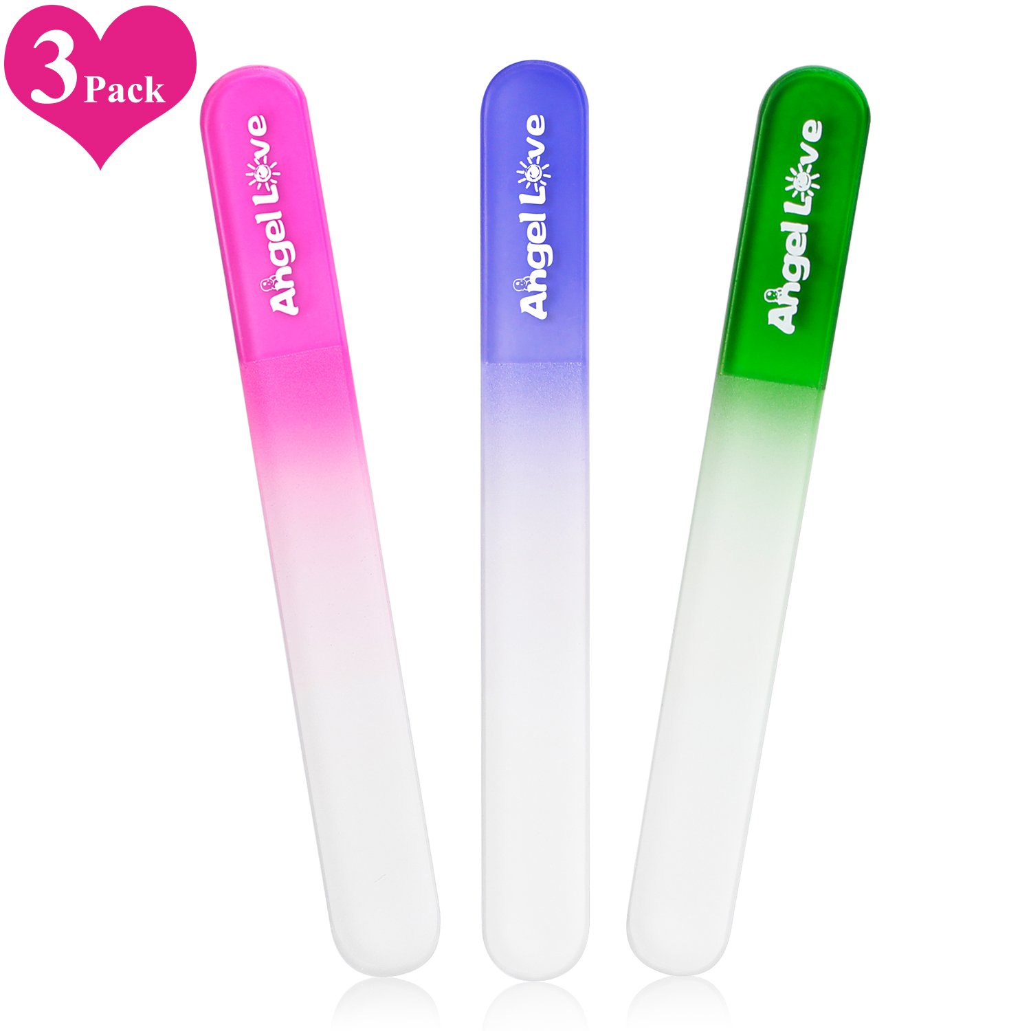 Baby Nail File, 3 Pack, Emery Board Glass, Crystal, Set for Newborns, Toddlers, Infant, Babies & Young Children, New Moms & Baby Shower,ZJC1