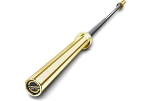 E.T.ENERGIC 7ft Olympic Barbell Bar 45LB Load 1500lbs Capacity Available, for Gym Home Exercises, Weightlifting, Powerlifting for 2" Olympic Plates