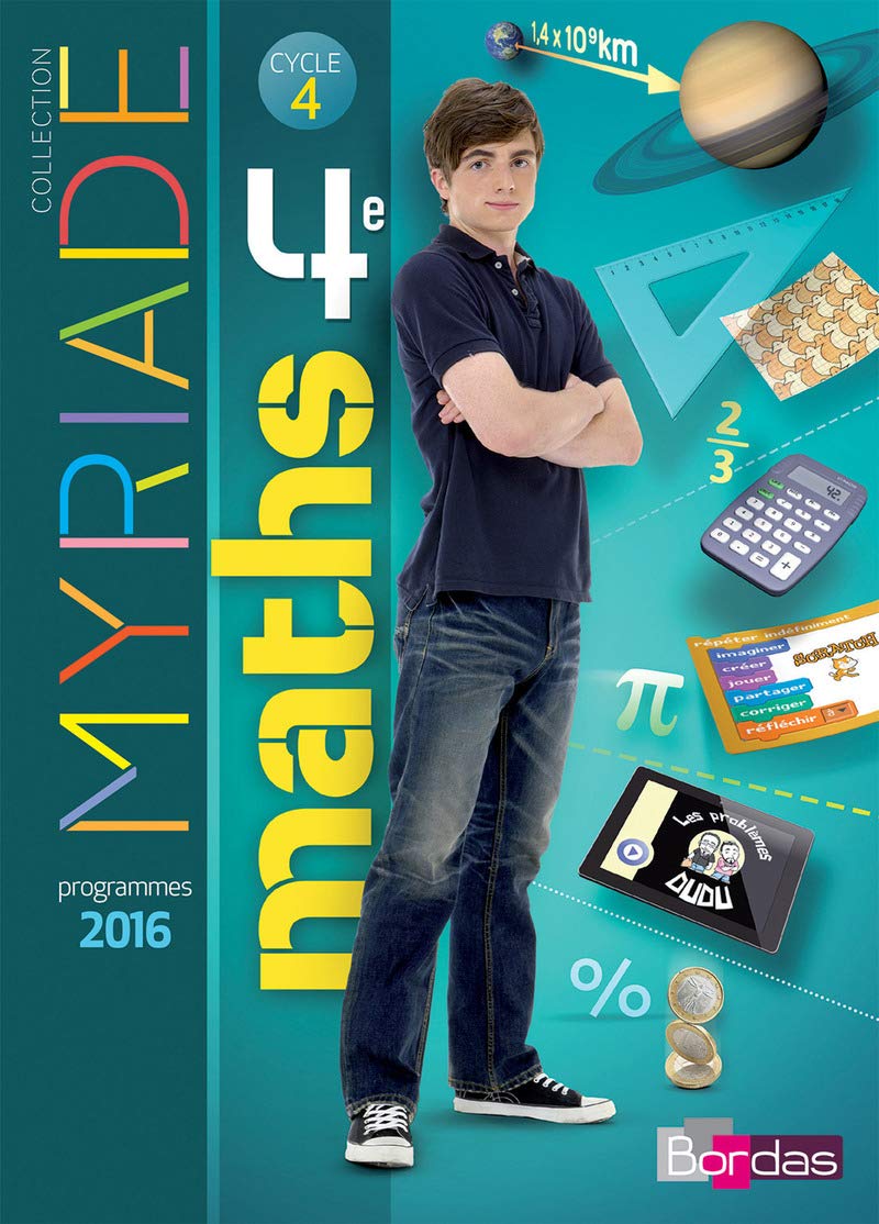 Amazon Fr Myriade 4e Manuel De L Eleve Grand Format Nouveau Programme 2016 Boullis Marc Livres