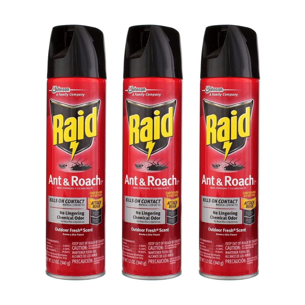 Raid Ant and Roach Kills on Contact No Lingering
