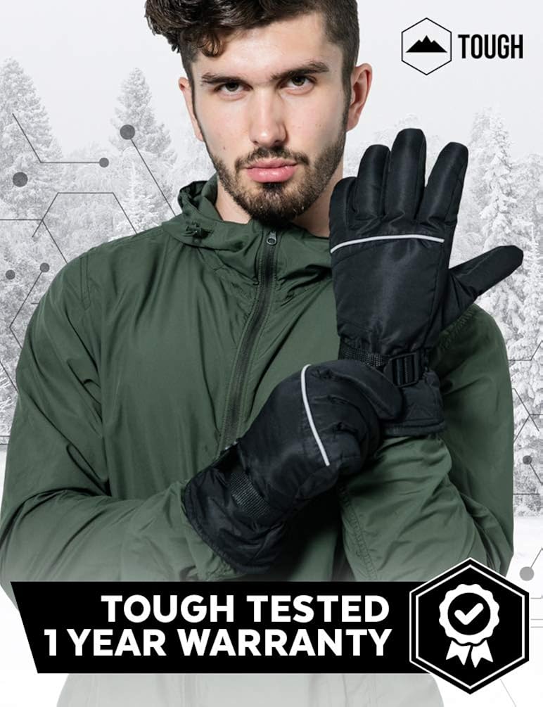 Ski & Snow Gloves - Cold Weather Waterproof Winter Snowboard Gloves for Men & Women - Ideal for Skiing & Snowboarding : Sports & Outdoors