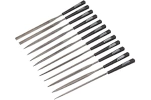 Draper 82640 140 mm Needle File 12 Piece Set, Blue