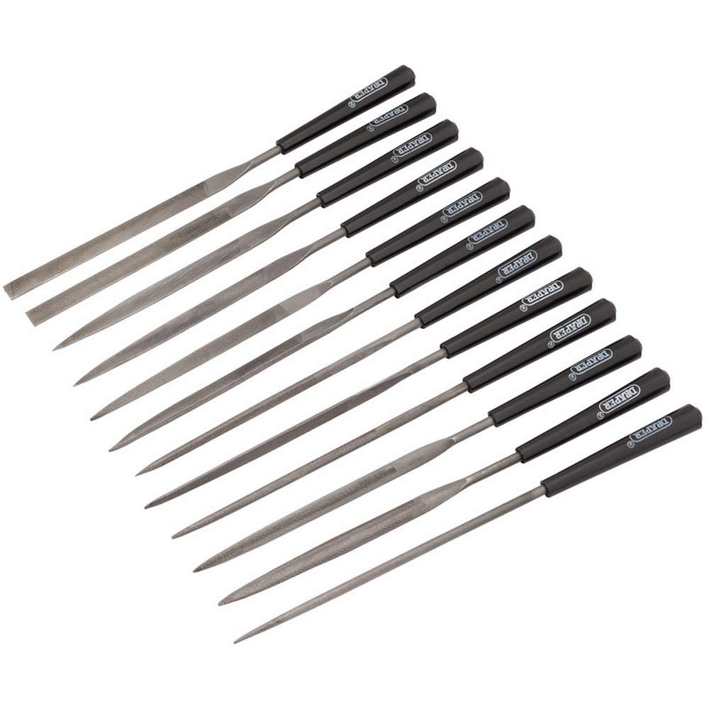 Draper 82640 140 mm Needle File 12 Piece Set