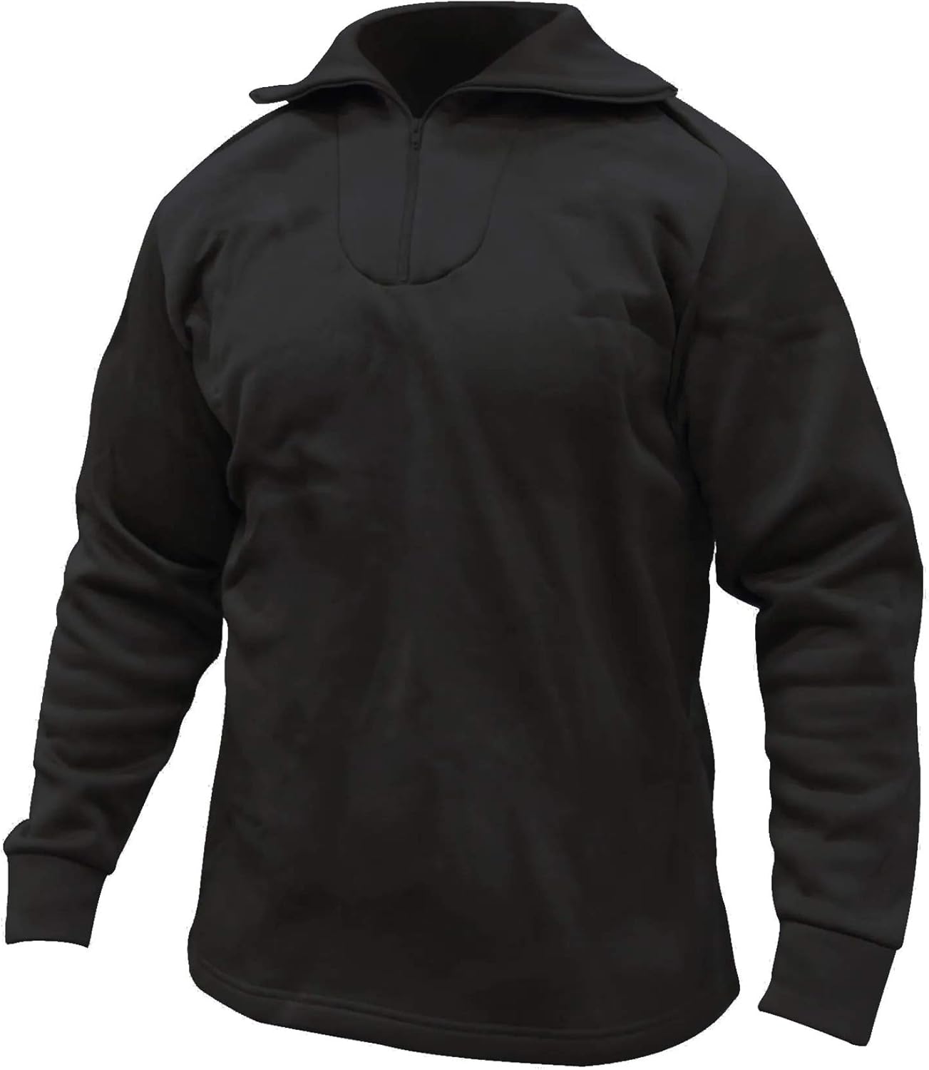 GENUINE MILITARY SURPLUS USGI Military Poly Pro Long John Underwear Shirt Top 1/4 Zip: Clothing