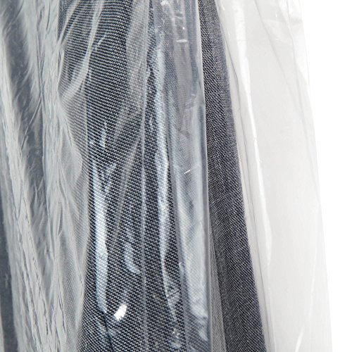 HANGERWORLD 50 Pack of 40inch Clear Plastic Garment Bags for Hanging