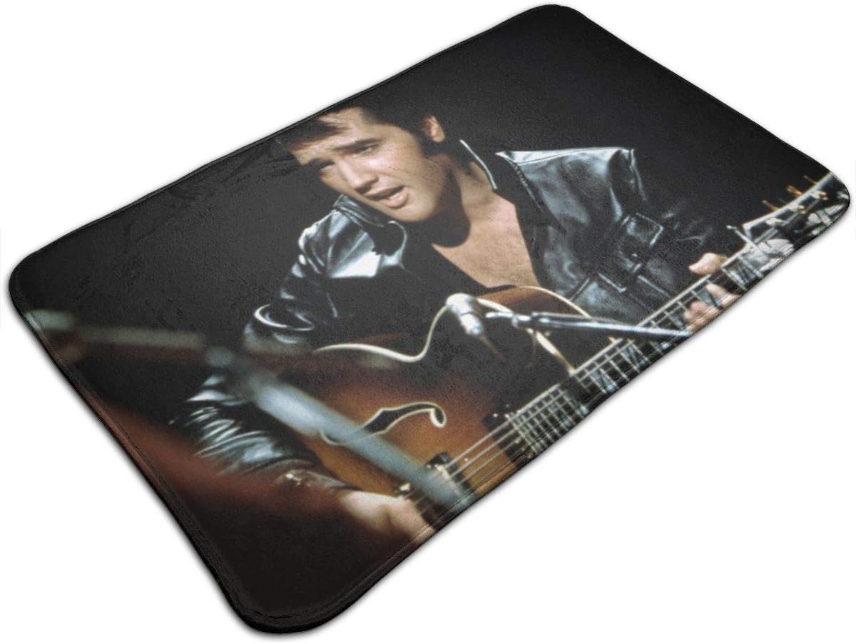 Elvis Presley Memory Foam Bath Mat - Non Slip Absorbent Rug Carpet for Indoor/Outdoor/Frontdoor/Bedroom/Livingroom/Kitchen