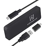 KONYEAD USB C to M.2 Nvme SSD Enclosure Compatible up to USB 3.1 Gen 2 Speeds (10Gbps), NVMe PCIE M-Key Adapter Solid Aluminu