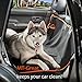 MT-Great Dog Seat Cover - Car Seat Cover for Dogs with Slide Flaps - Waterproof - Nonslip Backing - Hammock Convertible