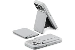 MOFT Magsafe Wallet, 8-Card Holder, Magnetic Phone Stand with Pull to Access Design, RFID Blocking, Angle Adjustment & MOVAS Minimalist Snap Field Wallet for Men Travel Essentials, Misty Cove