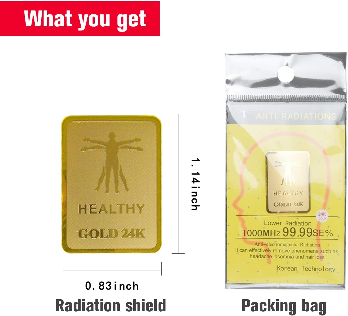 12 Pack-Anti EMF Radiation Protection Shield Sticker, Radiation Neutralizer Shield Blocker, EMF Radiation Protection Device for Cell Phone, Laptop and All Electronic Devices