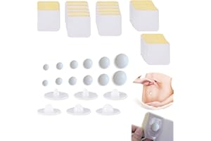 IKJNMLP 30PCS Soft Silicone Belly Button Plug for Tummy Tuck Recovery - Assorted Sizes, Comfort Fit, Premium Material