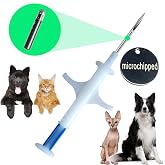 Manruta ISO Microchip for Dogs and Cats 1.4X8 MM Scannable with 15 Unique ID Numbers FDX-B 134.2Khz (1)
