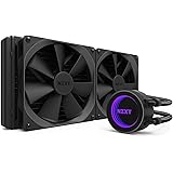NZXT Kraken X62 280mm - All-in-One RGB CPU Liquid Cooler - CAM-Powered - Infinity Mirror Design - Performance Engineered Pump - Reinforced Extended Tubing - AER P140mm Radiator Fan (2 Included)