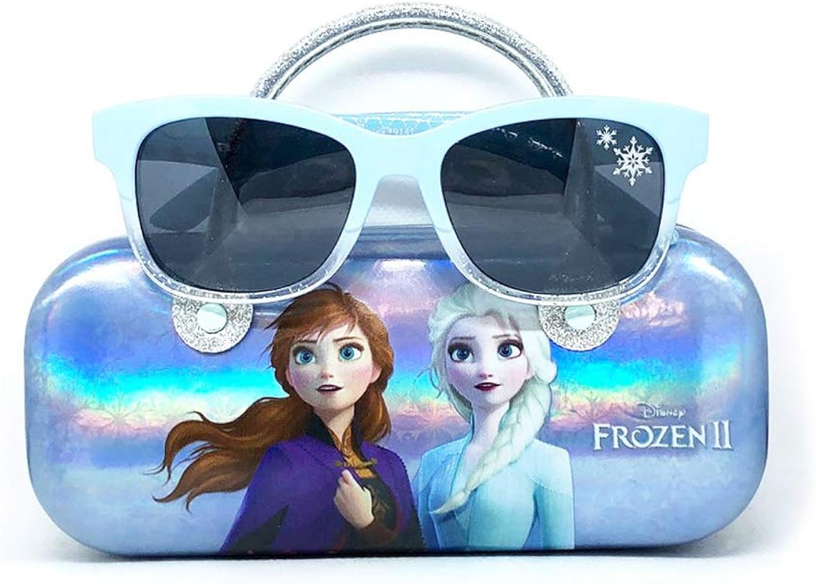 Disney Frozen 2 Girls Sunglasses with Carrying Case, Kids