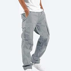 Men's Tactical Cargo Joggers Pant Sport Work