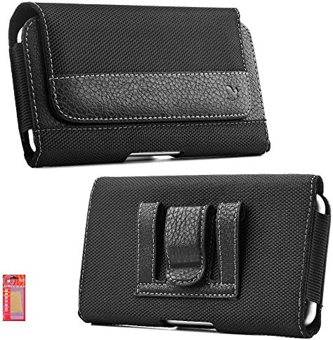 iPhone 7 Holster, iPhone 6 Holster, Holster Pouch with Belt Loop Clip, Nylon Wallet Case for Apple iPhone 7 / iPhone 6 Kaede Protector (Fits with OtterBox/Lifeproof/Spigen/Other Slime)