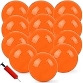 Sghgcvjjf 12Pcs Bouncy Balls,8.5Inch Dodgeballs for Park,Pool,Beach,etc.Inflatable Playground Balls with Hand Air Pump-Indoor/Outdoor Parties and Festivals